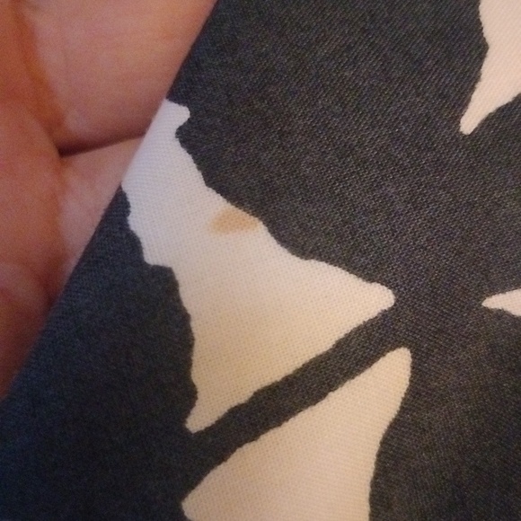 marimekko shift dress, border print supergraphic shadow flowers - Picture 7 of 7